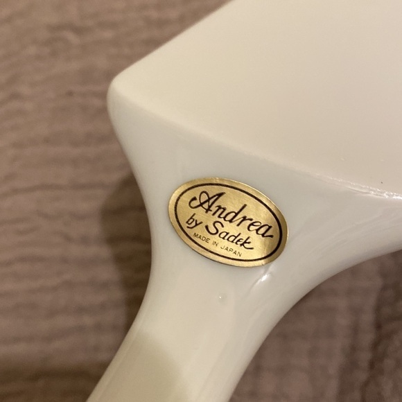 Andrea by Sadek Ceramic Cake Platter and Server. Made in Japan. New. - Picture 8 of 10